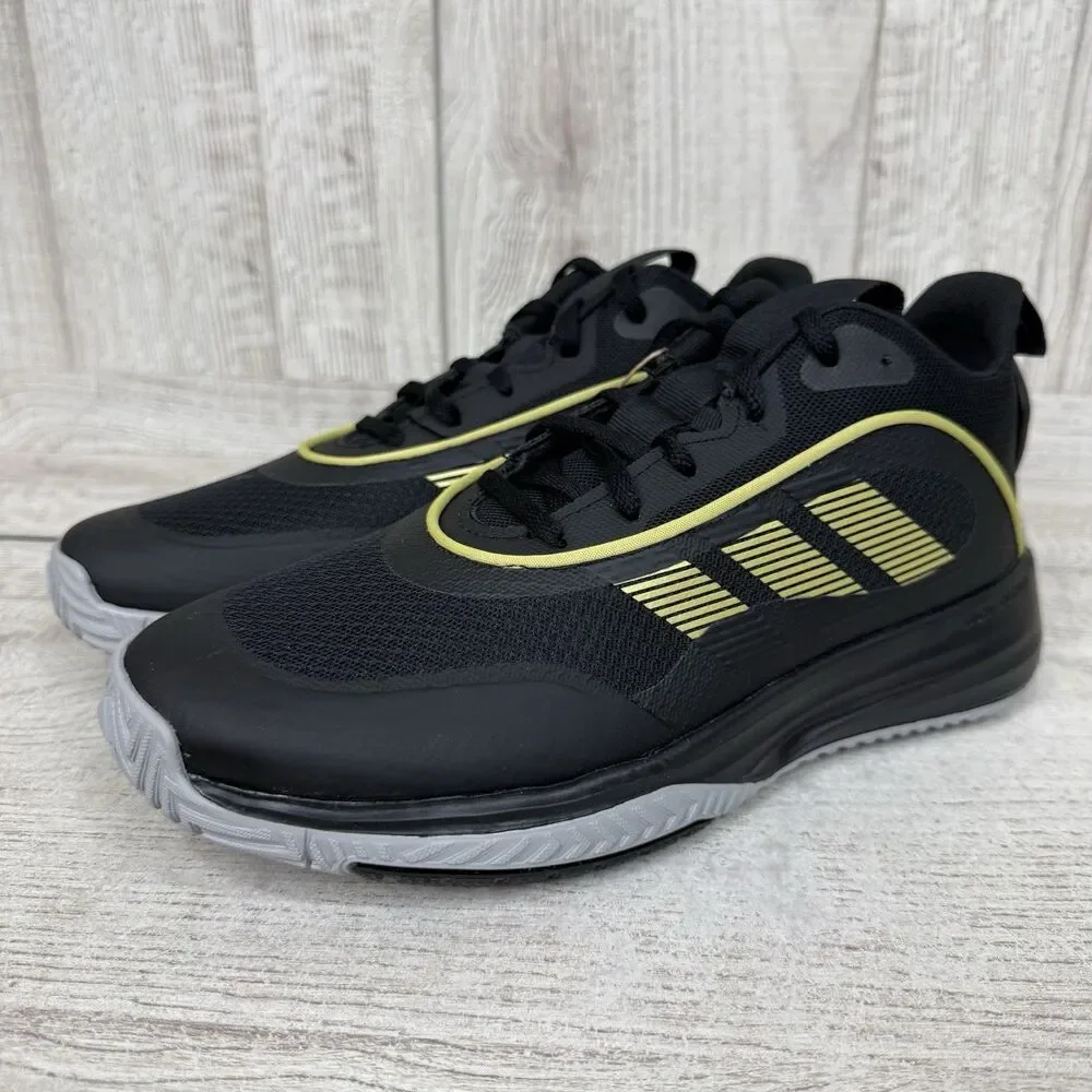 Adidas Own the Game 3.0 Black Gold Basketball Men’s Sz 11.5 Sneakers IF4566 New